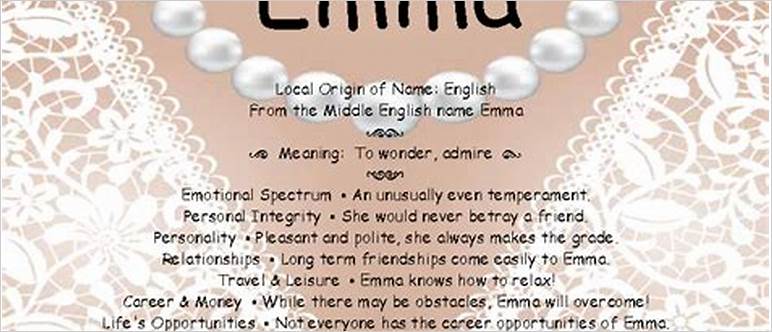 Emma means in hebrew